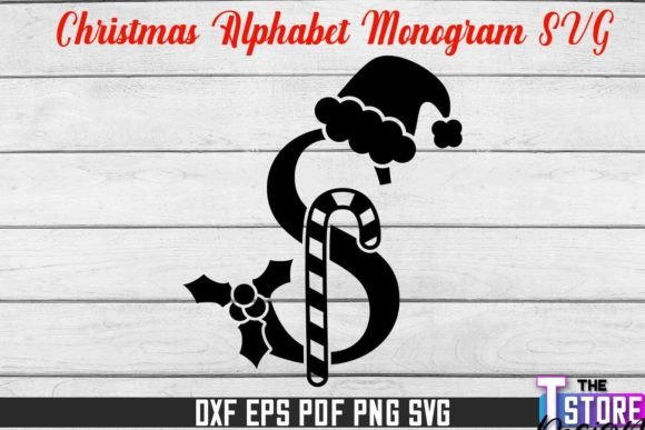 Download Christmas Alphabet Monogram SVG Design - Alphabet monogram svg Collection