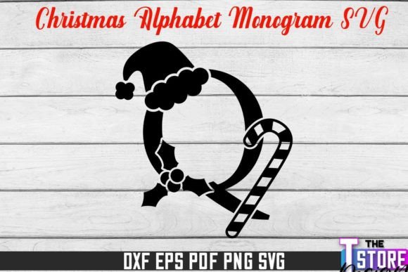 Download Christmas Alphabet Monogram SVG Design - Alphabet monogram svg Collection
